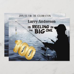 Invitation Jalon des pêcheurs adultes 100 Anniversaire du Big