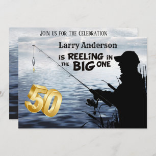 Invitation Jalon des pêcheurs adultes 50 Anniversaire du Big 