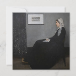 Invitation James Whistler - Portrait de la mère de l'artiste