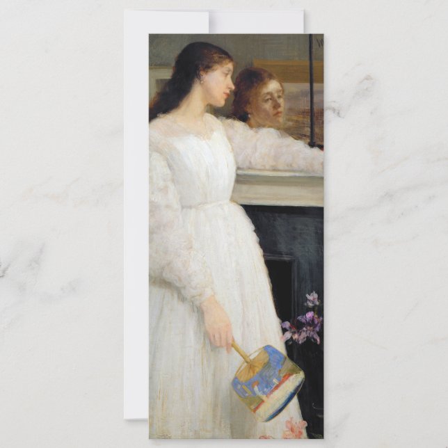 Invitation James Whistler - Symphonie en blanc no 2 (Devant)