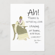 Jane Austen Emma Home Conforts Citation