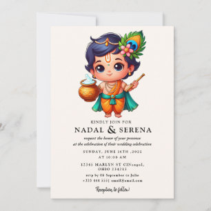 Invitation janmashtami Mariage