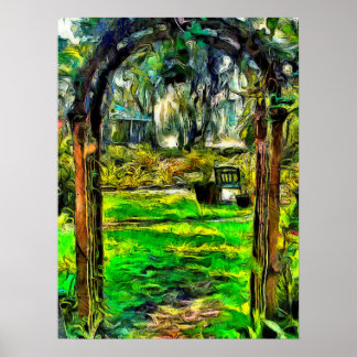 Invitation Jardin Archway Poster