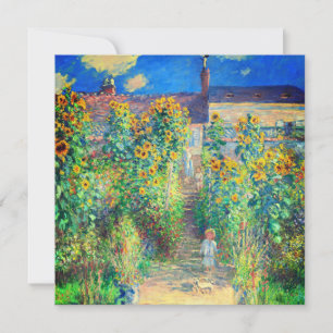 Invitation Jardin aux fleurs de Monet