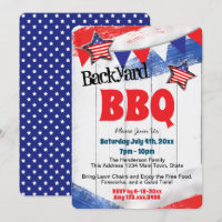 Jardin BBQ Patriotique Rouge Blanc Bleu