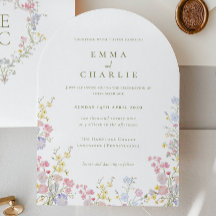 Jardin Chic Boho Fleurs Sauvages Mariage Printemps