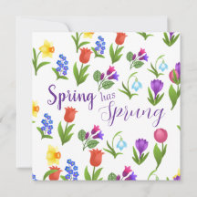 Jardin de fleurs Le printemps est arrivé 