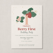 Jardin de fraises Héritage pour le premier anniver