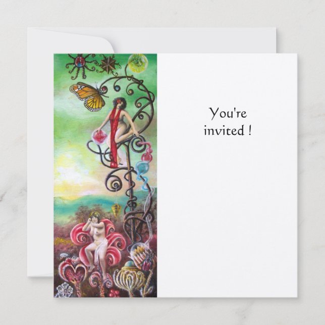 Invitation JARDIN DE LA MÉLISSE or (Devant)