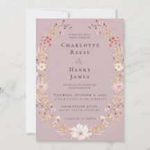Jardin de Mariage Moderne aux Fleurs Sauvages Mauv