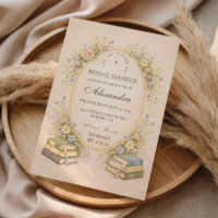 Jardin de pile de livres vintage pour la douche de