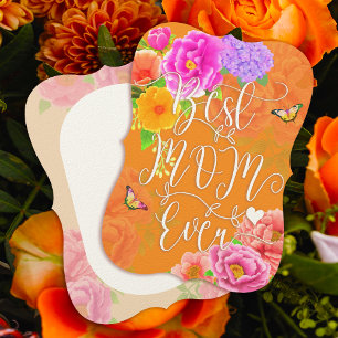 Invitation Jardin de pivoines romantiques Orange Meilleure Ma