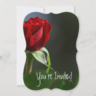 Invitation Jardin de roses de fleurs d'anniversaire de mariag