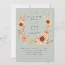 Jardin de Tournesols Moderne Mariage Floral
