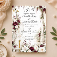 Jardin de violoncelle romantique Élégance mariage