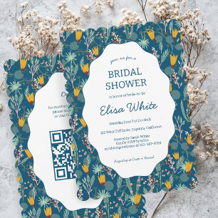 Invitation Jardin d'eau floral Mariage Cérémonie de mariage p