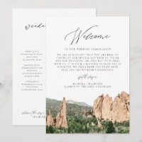 JARDIN DES DIEUX Lettre d'accueil Timeline Card