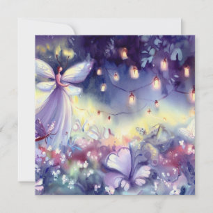 Invitation Jardin des fées : Fée mystique, Un Baby shower