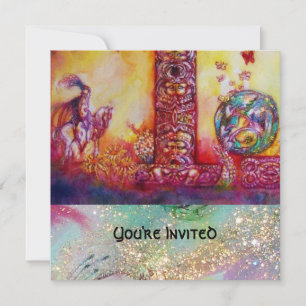 INVITATION JARDIN DES OMBRES PERDUES - CHEVALIER ET CHEVAL