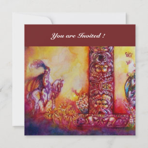 INVITATION JARDIN DES OMBRES PERDUES - CHEVALIER ET CHEVAL