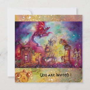 INVITATION JARDIN DES OMBRES PERDUES - DRAGON ROUGE VOL