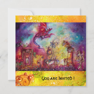 INVITATION JARDIN DES OMBRES PERDUES - DRAGON ROUGE VOL