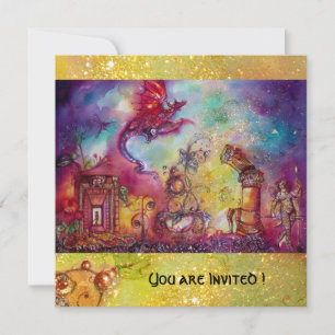 INVITATION JARDIN DES OMBRES PERDUES - DRAGON ROUGE VOL