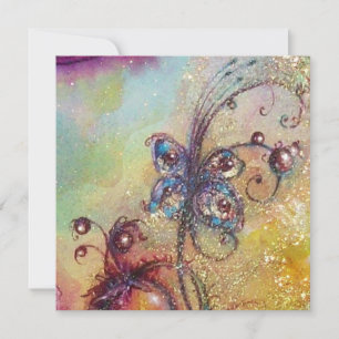 INVITATION JARDIN DES OMBRES PERDUES MAGIQUE BUTTERFLY PLANTE