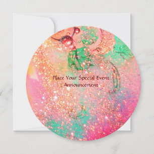 INVITATION JARDIN DES OMBRES PERDUES / MONOGRAMME À BOUTEILLE