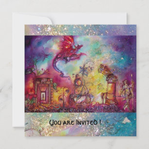 Invitation JARDIN DES OMBRES PERDUES - PLANTE BUTTERFLY, bleu