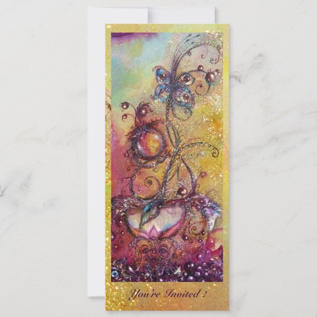 INVITATION JARDIN DES OMBRES PERDUES - PLANTE MAGIQUE DE BOUT (Devant)