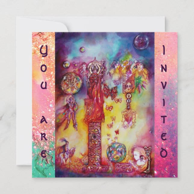 INVITATION JARDIN DES OMBRES PERDUES - PLANTE MAGIQUE DE BOUT (Devant)