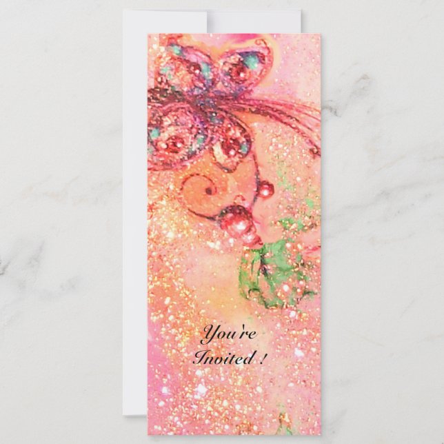 INVITATION JARDIN DES OMBRES PERDUES,PLANTE PAPILLON MAGIQUE (Devant)