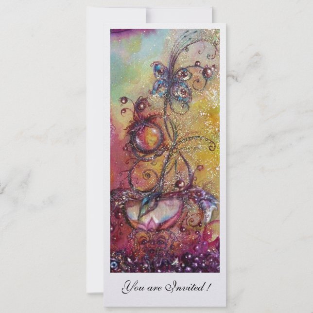 INVITATION JARDIN DES OMBRES PERDUES -PLANTE PAPILLON MAGIQUE (Devant)