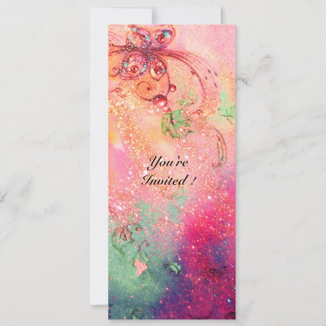 INVITATION JARDIN DES OMBRES PERDUES,PLANTE PAPILLON MAGIQUE (Devant)