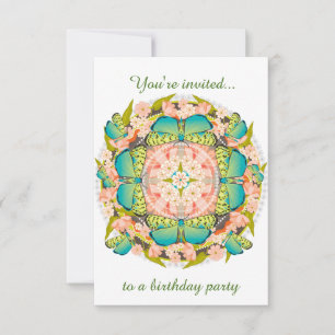 Invitation Jardin des papillons