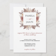 Jardin d'été Aquarelle mariage floral