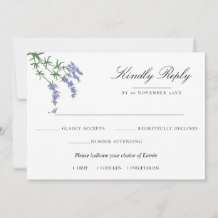 Invitation Jardin d'été Aquarelle Mariage floral