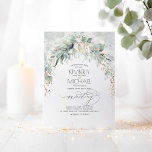 Invitation Jardin d'été Arch Jardin bohème Mariage<br><div class="desc">Boho eucalyptus feuillage d'élégantes invitations de mariage</div>