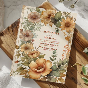 Invitation Jardin enchanté Art nouveau Mariage