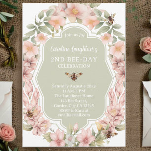 Invitation Jardin enchanté Deuxième Jour de l'abeille