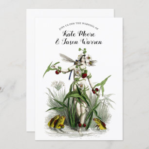 Invitation Jardin enchanté Mariage Bourgogne