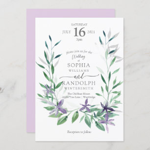 Invitation Jardin Fairy doux