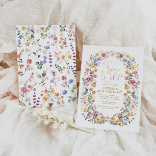 Invitation Jardin Fleur sauvage Lumineux DEUX SAUVAGES 2e ann