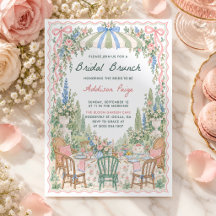 Jardin Floral Déjeuner de Mariage Shower Party