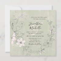Jardin Floral Vert rose Mariage chrétien