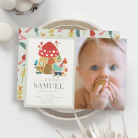 Jardin Gnome Champignons Vert 1er anniversaire Pho