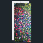 Invitation Jardin italien Gustav Klimt<br><div class="desc">Carte représentant la peinture à l’huile de Gustav Klimt,  Paysage du jardin italien (1913). Un beau jardin de fleurs colorées : rouge,  blanc,  rose,  violet. Un grand cadeau pour les amateurs d'art Art Nouveau et autrichien.</div>