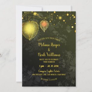 Invitation Jardin Physalis Glam Lanternes Mariages