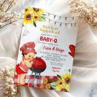 Jardin rouge rustique bébé-Q Mexicaine fille douch